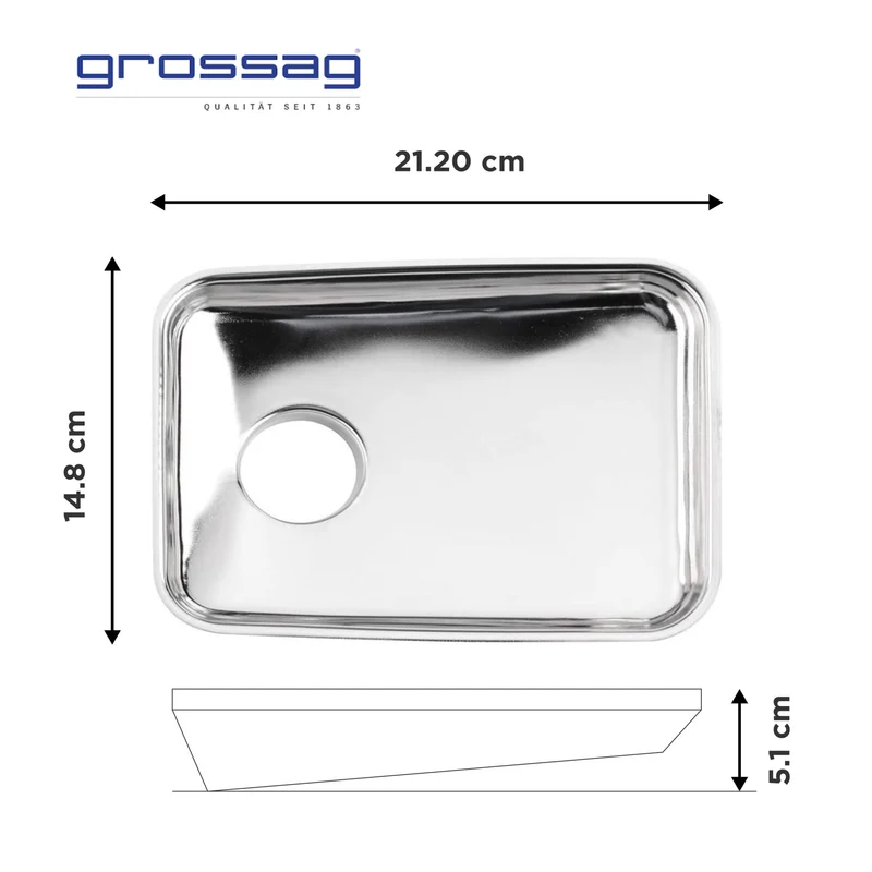 Accessorio per tritacarne Grossag in metallo leggero - per robot da cucina KitchenAid