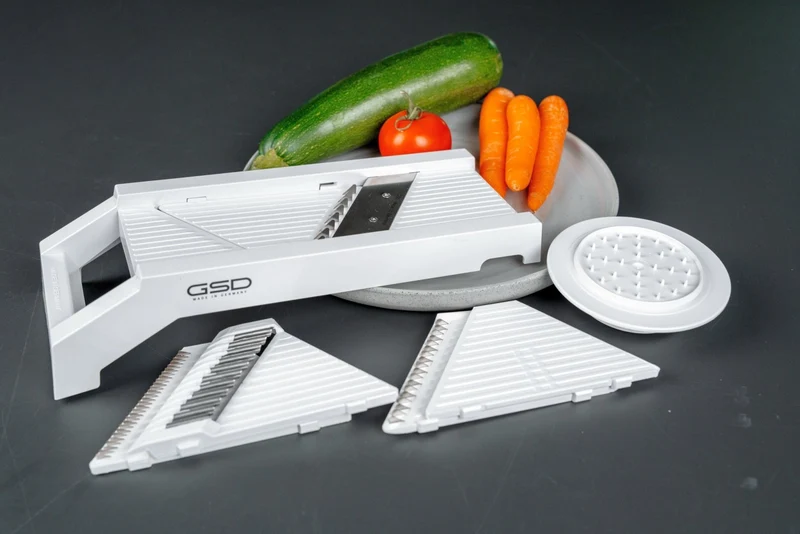 GSD Affettatrice universale per verdure "5 in 1" bianco - Made in Germany