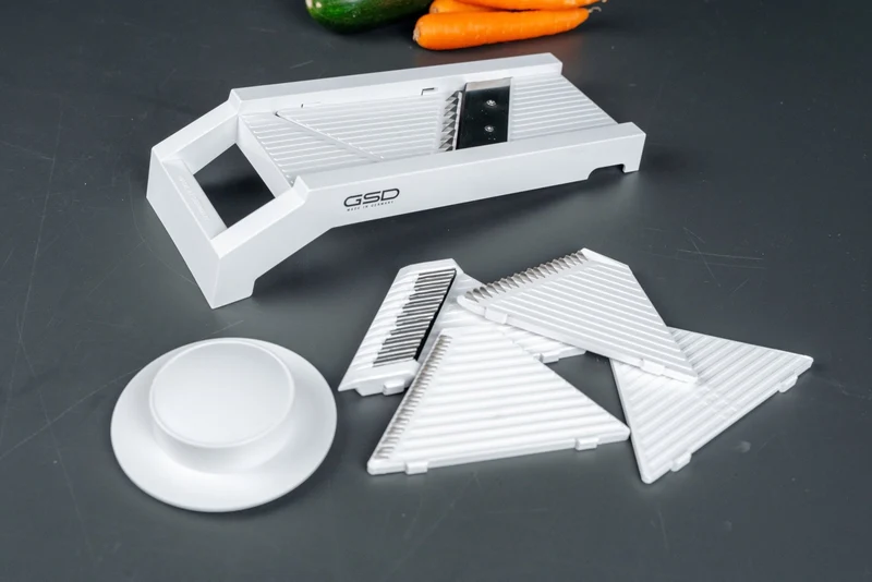GSD Affettatrice universale per verdure "5 in 1" bianco - Made in Germany