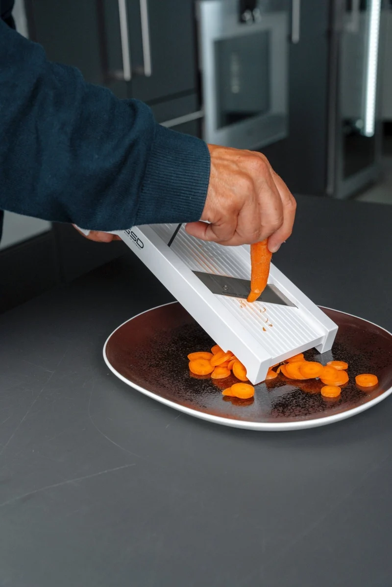 GSD Affettatrice universale per verdure "5 in 1" bianco - Made in Germany
