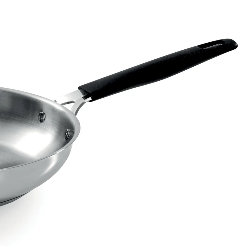 Set inox 2 pezzi - Padella 24 cm + Wok 28 cm