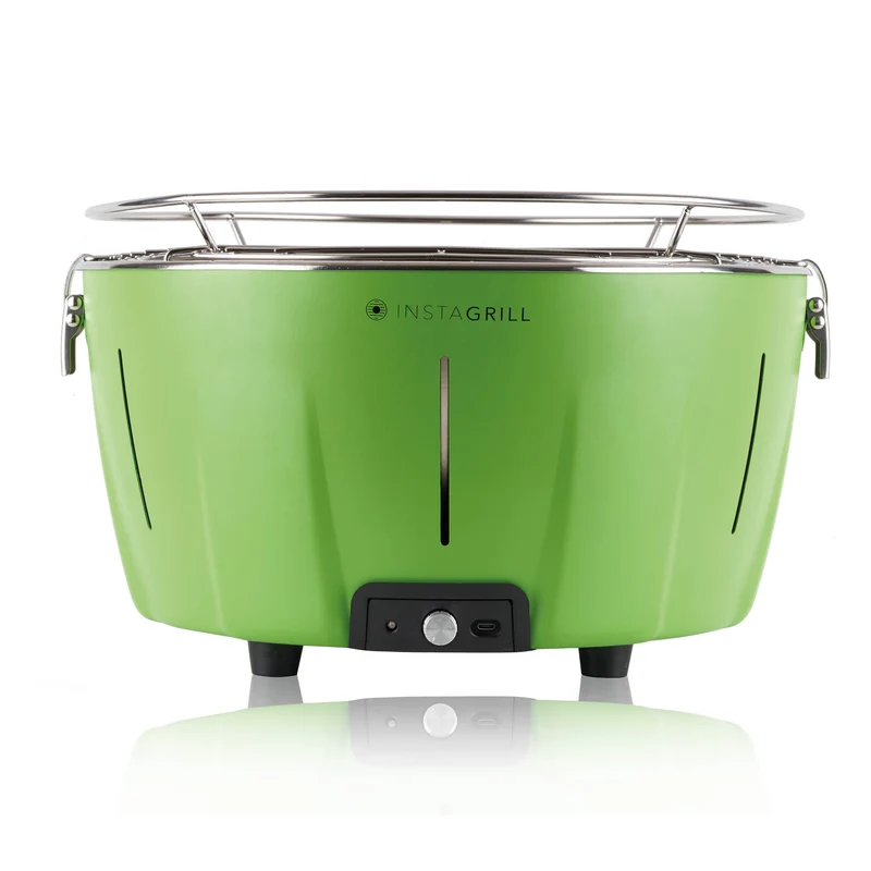 Barbecue da tavolo senza fumo portatile InstaGrill | Verde