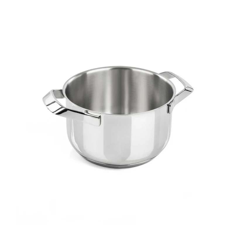 BARAZZONI Kochtopf MY POT Edelstahl 16 cm mit Deckel 1,4 L