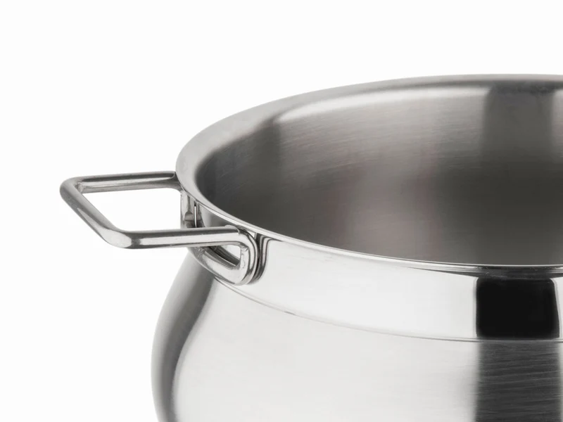 BARAZZONI Dampfgartopf TUMMY Edelstahl 22 cm Kochtopf + Deckel + Dämpfeinsatz