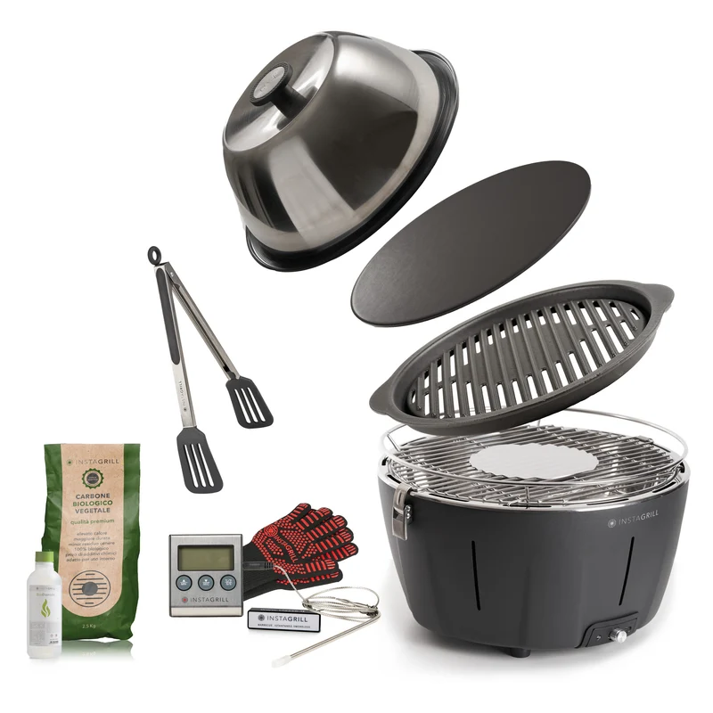 InstaGrill Master Griller Plus Barbecue da tavolo senza fumo portatile