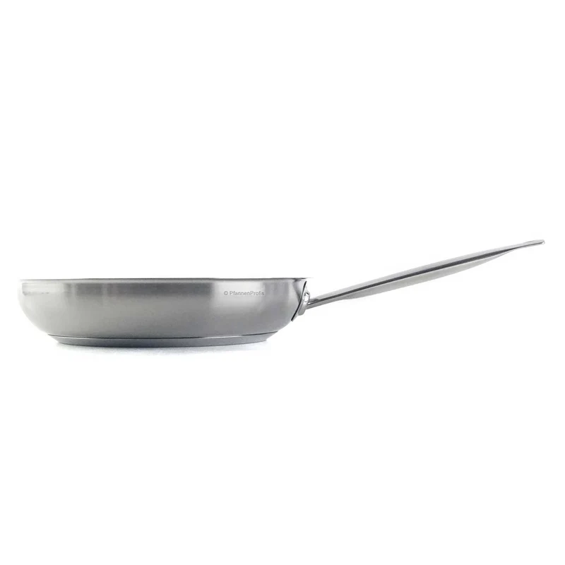 BARAZZONI Edelstahlpfanne PROFESSIONAL 24 cm Bratpfanne unbeschichtet