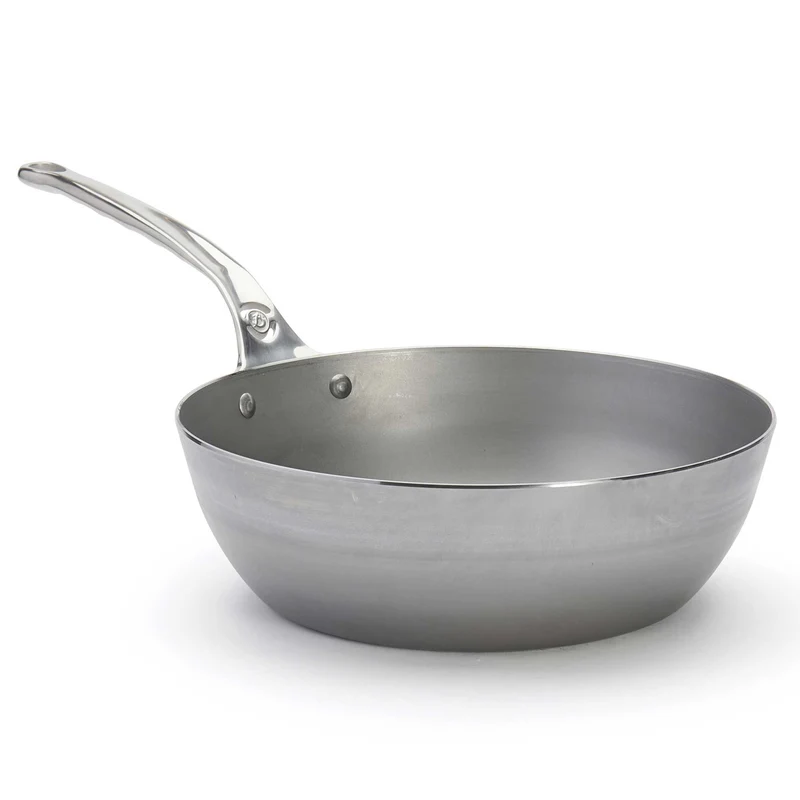 DE BUYER Bauernpfanne MINERAL B PRO 28 cm Karbonstahl Pfanne hoch ofenfest