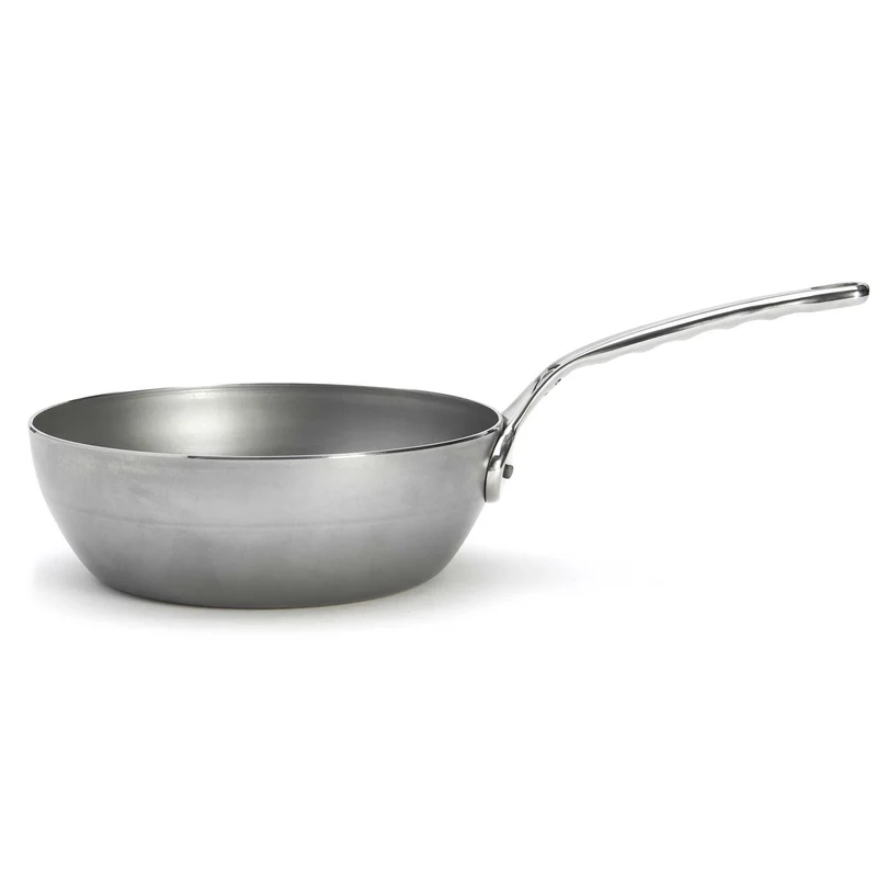 DE BUYER Bauernpfanne MINERAL B PRO 24 cm Karbonstahl Pfanne hoch ofenfest