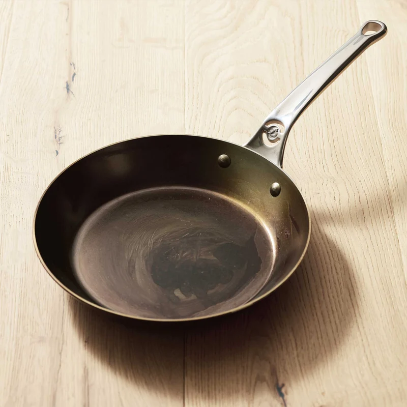 DE BUYER ofenfeste Eisenpfanne MINERAL B PRO 20 cm Karbonstahl mit Edelstahlgriff