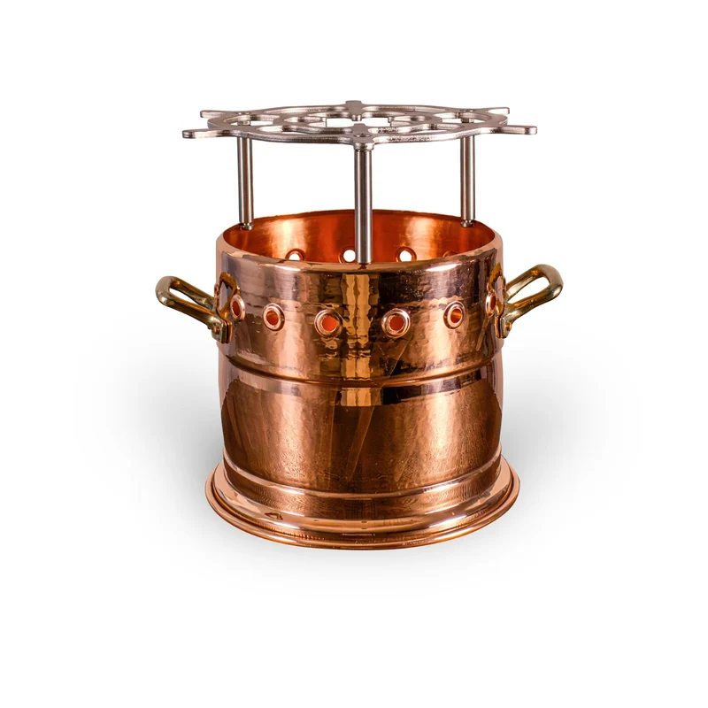 Bruciatore da Tavolo per Flambé in Rame Puro
