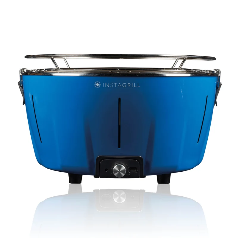 Grill da tavolo senza fumo portatile InstaGrill | Blu Oceano
