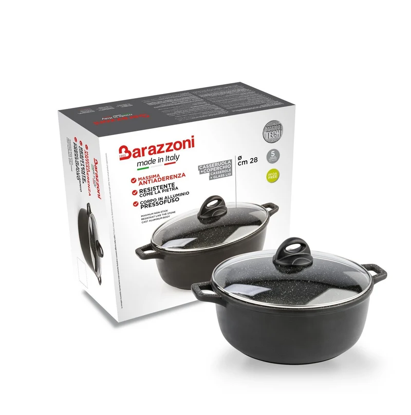 Casseruola con coperchio