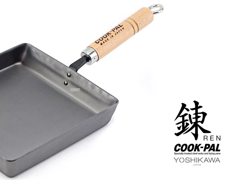 YOSHIKAWA Tamagoyaki REN Eisenpfanne L japanische Omelettepfanne Carbonstahl