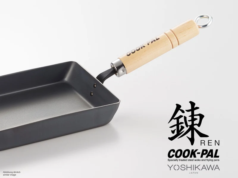YOSHIKAWA Tamagoyaki REN Eisenpfanne M japanische Omelettepfanne Carbonstahl