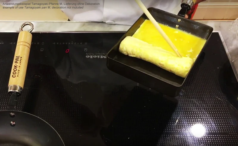YOSHIKAWA Tamagoyaki REN Eisenpfanne M japanische Omelettepfanne Carbonstahl