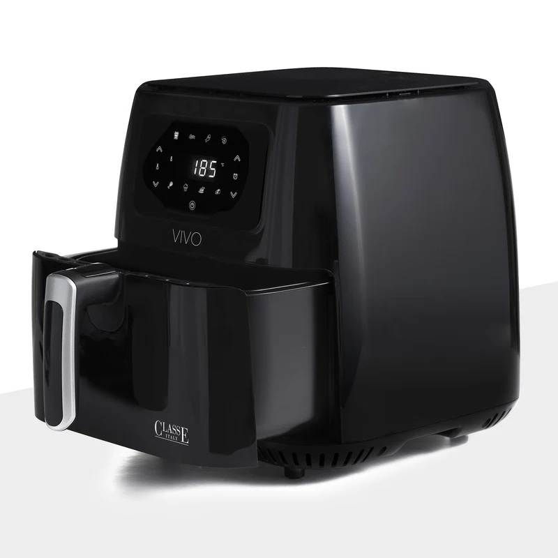 Friggitrice ad Aria 6,5 Lt Nero Lucido| VIVO Air Fryer