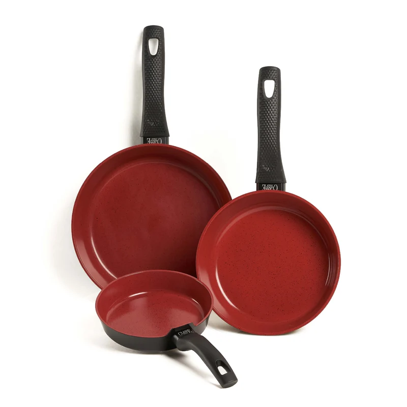 SET 3pz Padelle Antiaderenti Ecologiche - Linea Tuscany