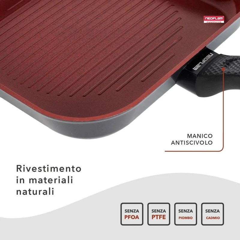 Bistecchiera Antiaderente cm 28 Ecologica - Linea Tuscany