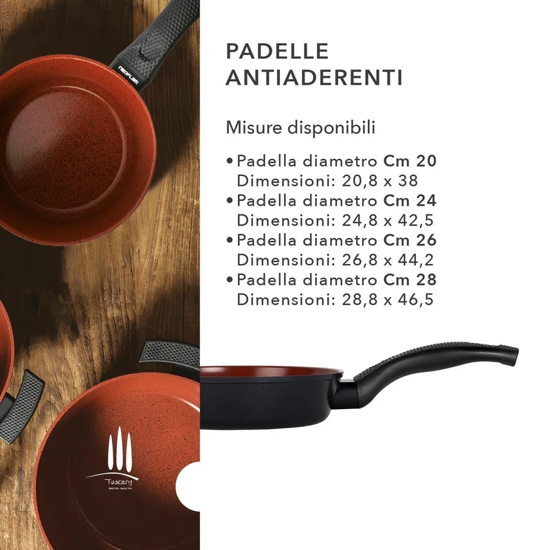 Padella Antiaderente Ecologica - Linea Tuscany