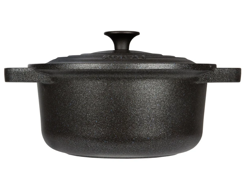 RISOLI Alu Guss Bräter Topf LE PIGNATTE 28 cm Cocotte rund Induktion