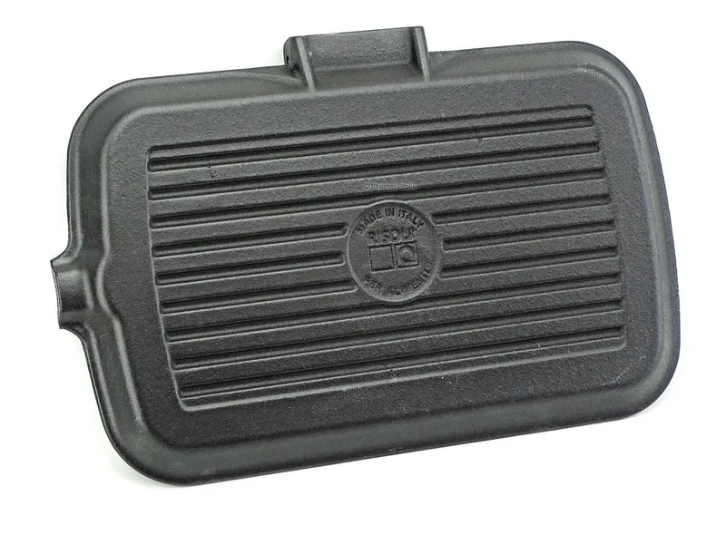 RISOLI Gusseisen Grillpfanne 35 cm mit klappbarem Griff