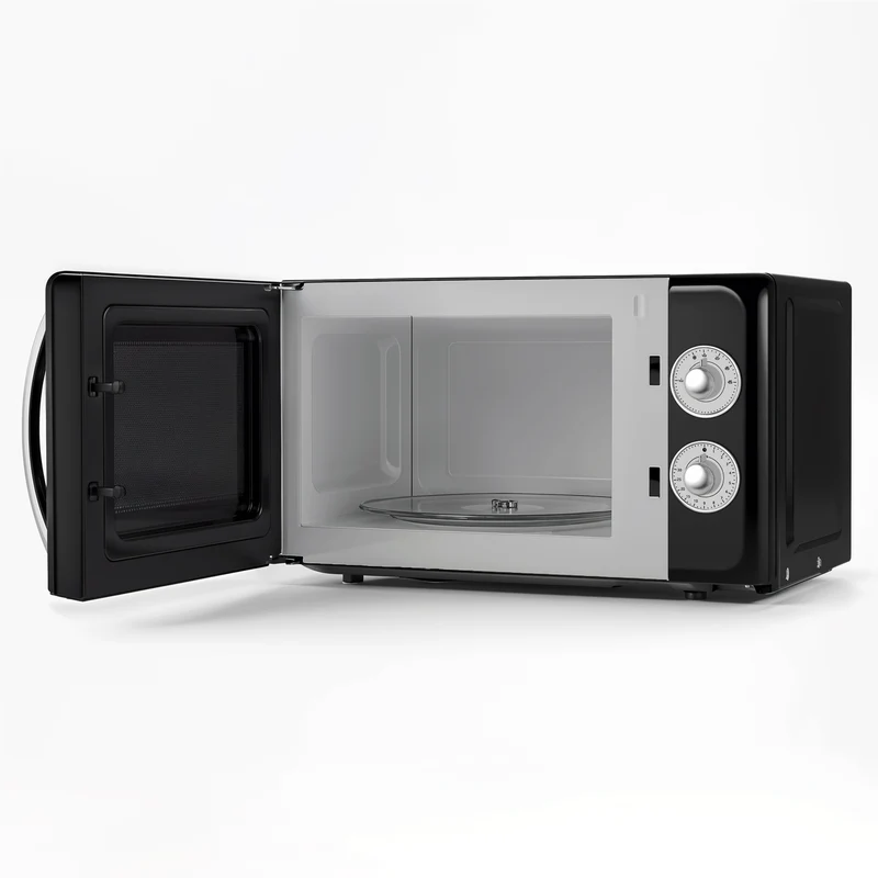 Ⓜ️🔵🔵🔵 SWEISS MOVI9 - Forno a microonde vintage. 20 litri, nero