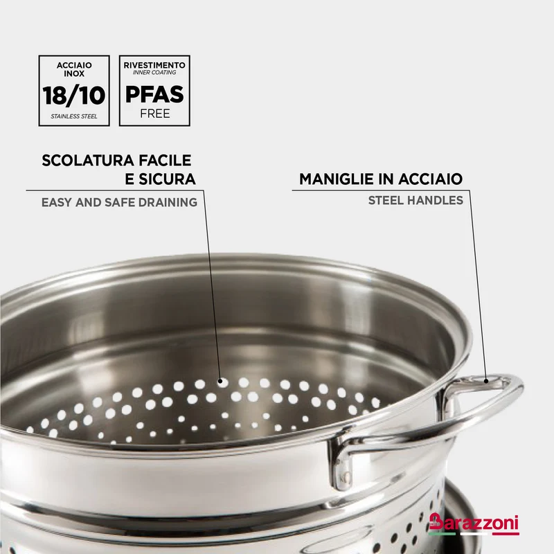 Spaghettiere senza fondo termodiffusore