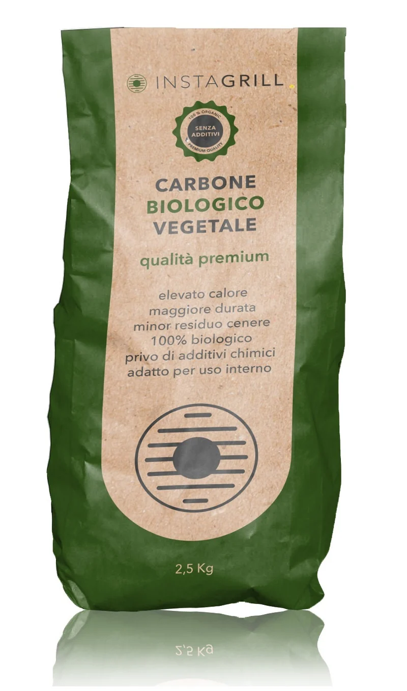 Carbone per Instagrill Vegetale di alta Qualità - 2,5Kg