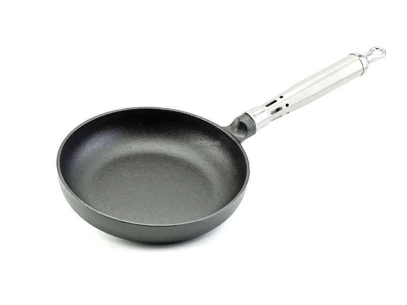 RONNEBY BRUK Gusseisen Bratpfanne MAESTRO 20 cm Edelstahlgriff, schon eingebrannt