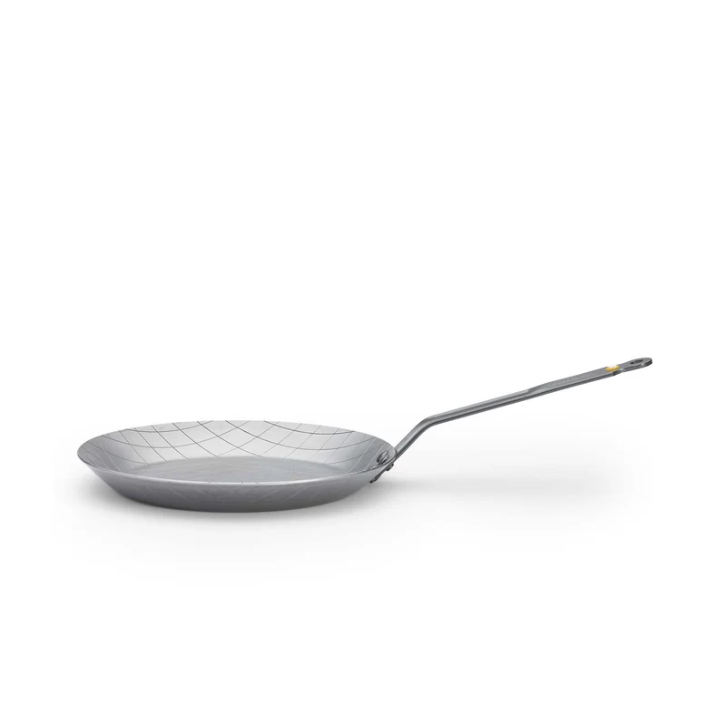 DE BUYER Steakpfanne MINERAL B 28 cm Eisenpfanne mit Rautenprägung