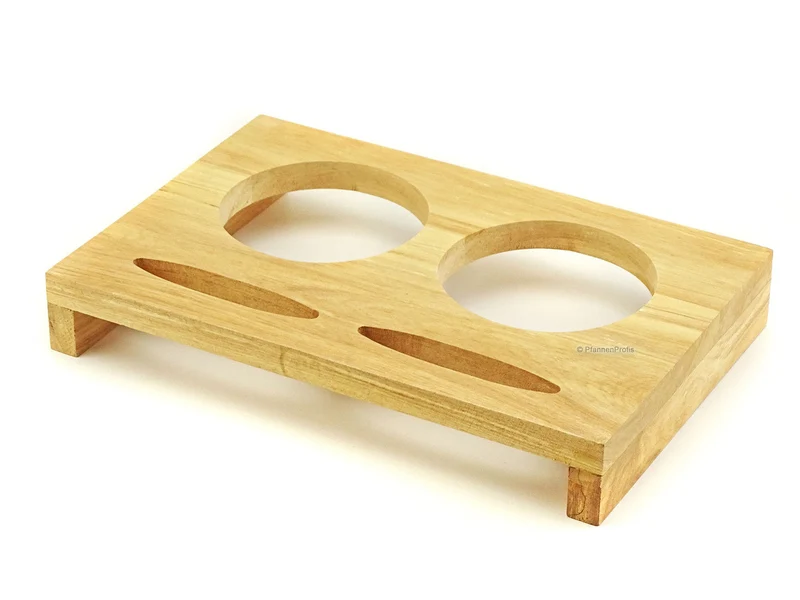 Servierbrett aus Holz für 2 XANTEN Mini Töpfe