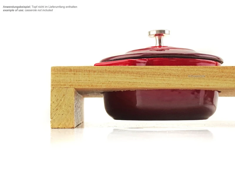 Servierbrett aus Holz für 2 XANTEN Mini Töpfe