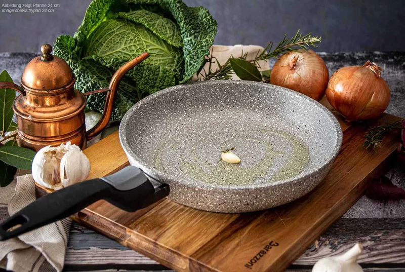 BARAZZONI Bratpfanne INDUCTION FACILE PLUS 24 cm mit abnehmbarem Griff