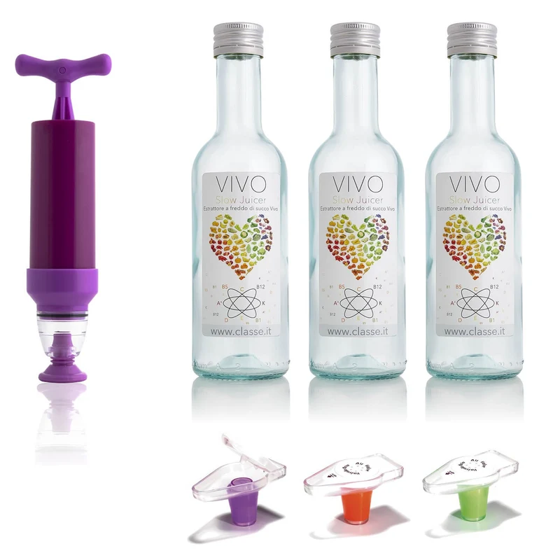 Kit Conservazione Succhi Sottovuoto