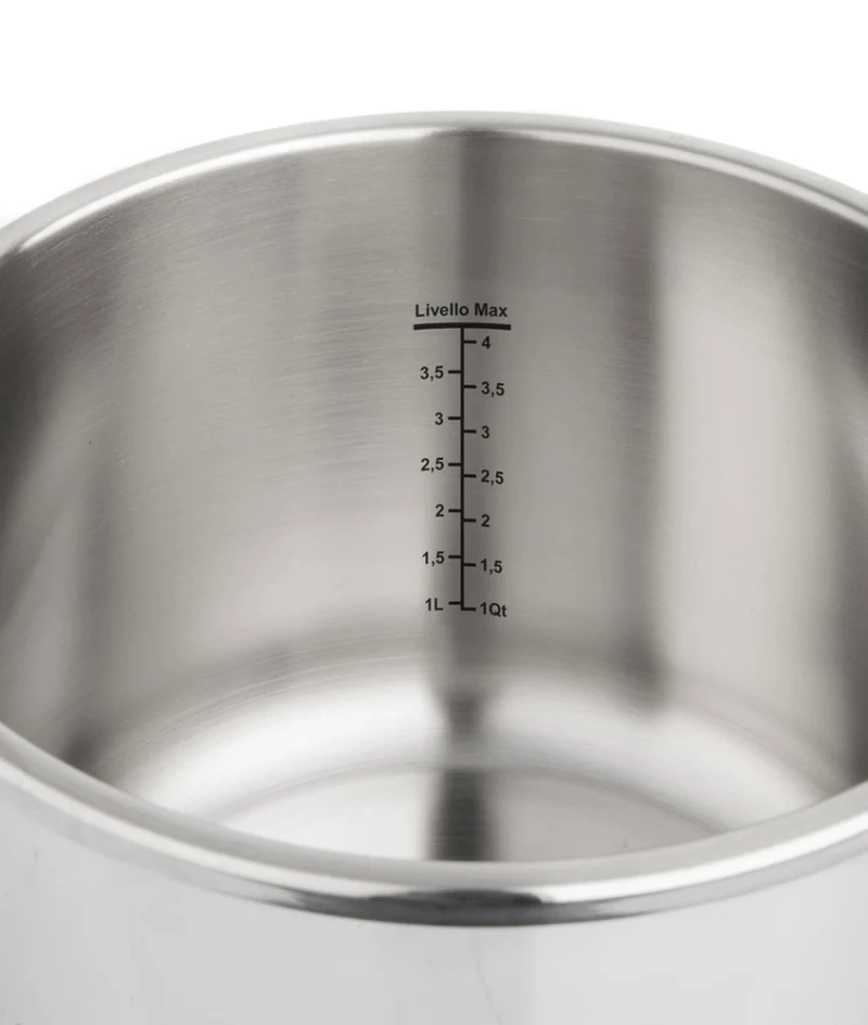 BARAZZONI Schnellkochtopf FACILE DUAL SYSTEM Edelstahl 22 cm 6 L