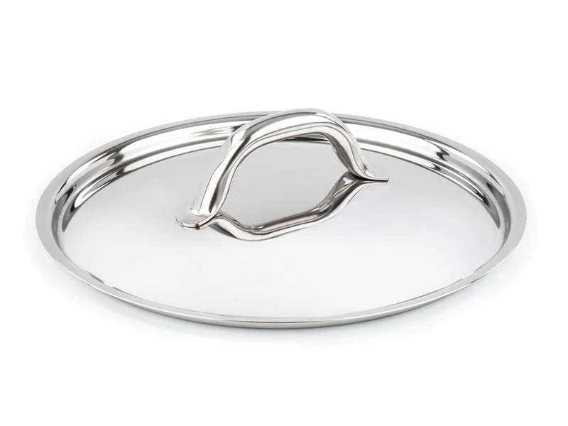 BARAZZONI Schmorkasserolle CHEF LINE Edelstahl 28 cm mit Deckel 4,5 L