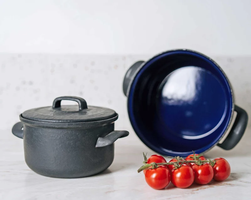 BELIS Stahl-Emaille Kochtopf STABIL EXTRA 16 cm