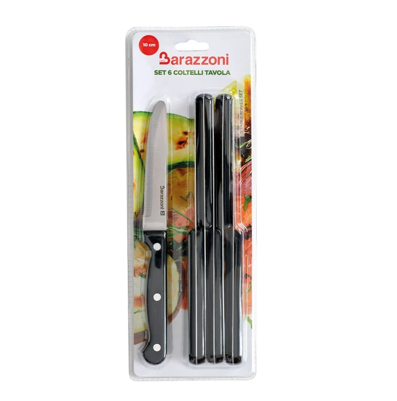 Set 6 coltelli tavola