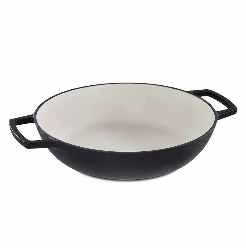 Tegame con coperchio - nero opaco