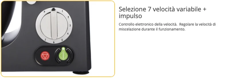 Ⓜ️🔵🔵🔵 Hamilton Beach commercial CPM800-CE - Impastatrice planetaria PROFESSIONALE, 8 kg, 1500W, corpo in alluminio pressofuso, accessori inox
