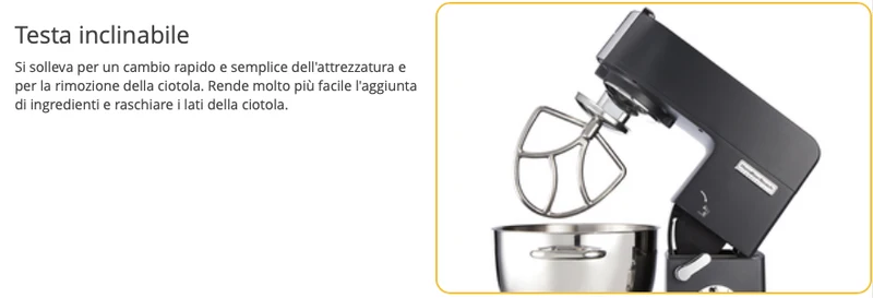 Ⓜ️🔵🔵🔵 Hamilton Beach commercial CPM800-CE - Impastatrice planetaria PROFESSIONALE, 8 kg, 1500W, corpo in alluminio pressofuso, accessori inox