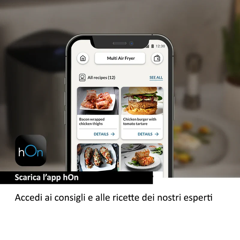Ⓜ️🔵🔵🔵 Haier HAF5P 011 - [📦🚨Spedizione immediata!🚚💨] Friggitrice ad aria, SUPER-COMPATTA, I-Master Series 5, GRIGIO, capienza 5 litri, LAVABILE IN LAVASTOVIGLIE, Range di Temperatura 80°-200°, 1500 (W)