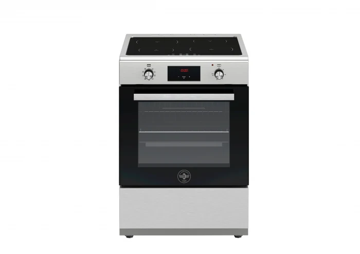Ⓜ️🔵🔵🔵 LA GERMANIA SE664IX - Cucina, Piano Induzione, Acciaio Inox, Serie Futura, 4 Zone a induzione, Forno Elettrico Multifunzione, 60x60 cm, Nuova Classe A