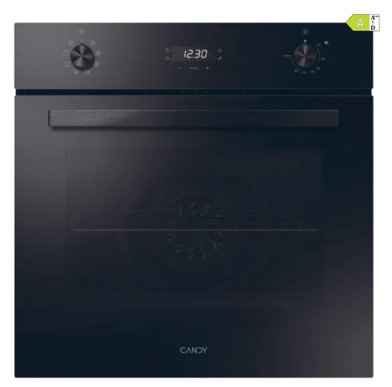 Ⓜ️🔵🔵🔵 CANDY FMBC 565 Pizza - [📦🚨Spedizione immediata!🚚💨] Forno elettrico da incasso con Funzione Pizza, Ventilato, 65 litri, Contenuti Extra in App, Classe A+, Nero, L x P x A (mm) 595 x 595 x 568