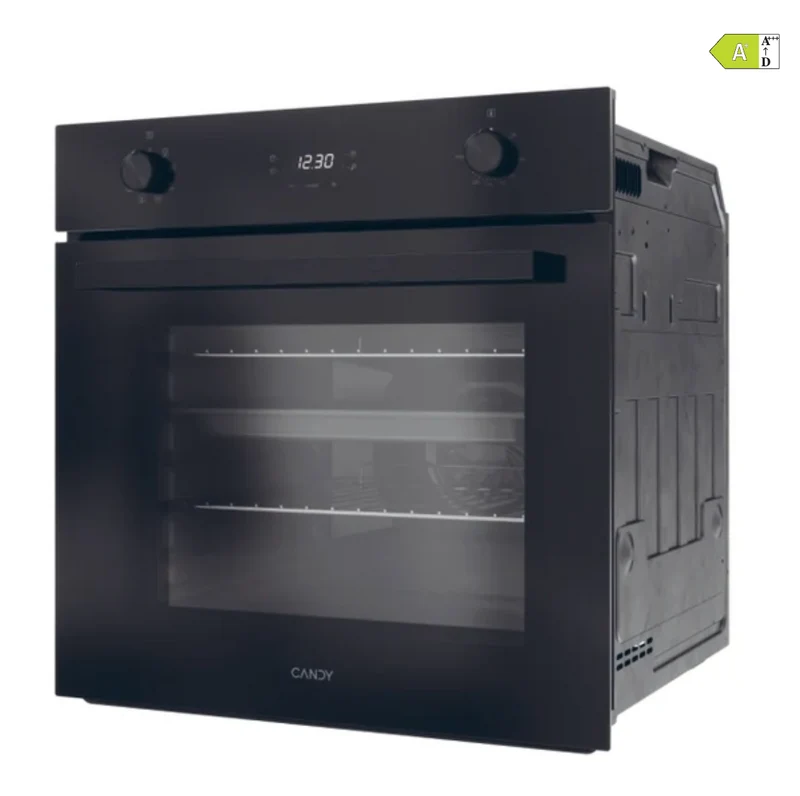 Ⓜ️🔵🔵🔵 CANDY FMBC 565 Pizza - [📦🚨Spedizione immediata!🚚💨] Forno elettrico da incasso con Funzione Pizza, Ventilato, 65 litri, Contenuti Extra in App, Classe A+, Nero, L x P x A (mm) 595 x 595 x 568