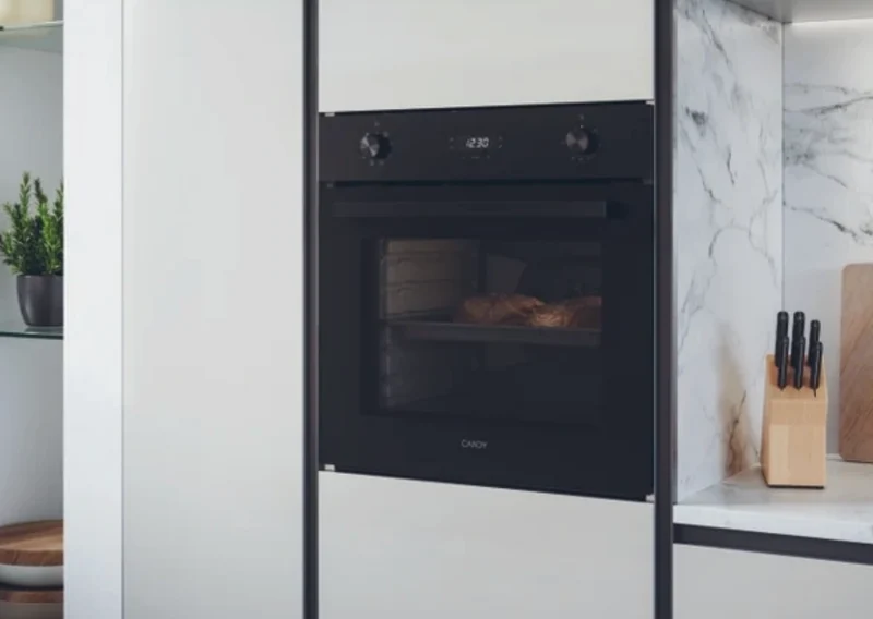 Ⓜ️🔵🔵🔵 CANDY FMBC 565 Pizza - [📦🚨Spedizione immediata!🚚💨] Forno elettrico da incasso con Funzione Pizza, Ventilato, 65 litri, Contenuti Extra in App, Classe A+, Nero, L x P x A (mm) 595 x 595 x 568