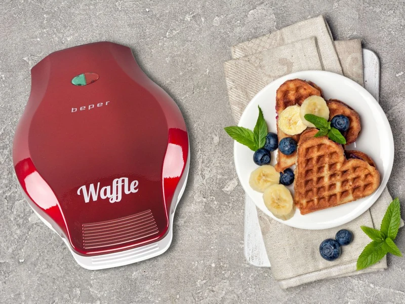 Ⓜ️🔵🔵🔵 Beper BT.603Y - [📦🚨Spedizione immediata!🚚💨] Piastra per waffle