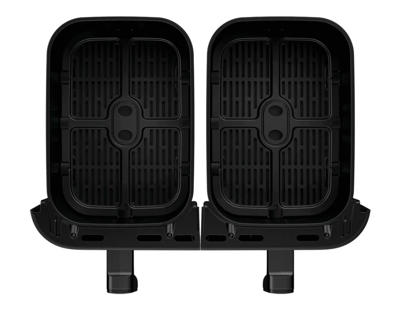 Ⓜ️🔵🔵🔵 Haier HAF3AD 011 - [📦🚨Spedizione immediata!🚚💨] Friggitrice ad aria a doppio cestello Capacità massima 11 L, Potenza 3000W, 8 funzioni in 1, LAVABILE IN LAVASTOVIGLIE