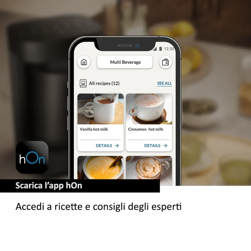 Ⓜ️🔵🔵🔵 Haier HMB5A 011 - [📦🚨Spedizione immediata!🚚💨] Multi Beverage (caffè, infusi, tè, montalatte, cioccolata, latte, orzo) I-Master Serie 5 Nero, Salvaspazio 3 in 1, 6 programmi automatici