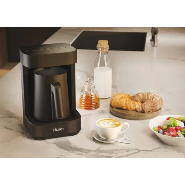 Ⓜ️🔵🔵🔵 Haier HMB5A 011 - [📦🚨Spedizione immediata!🚚💨] Multi Beverage (caffè, infusi, tè, montalatte, cioccolata, latte, orzo) I-Master Serie 5 Nero, Salvaspazio 3 in 1, 6 programmi automatici